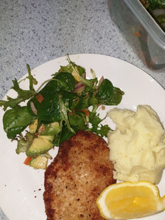 Foto resep Fillet Chicken Breast🐓 n Mashed potato🥔 with Avocado salad🥑