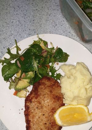 Foto resep Fillet Chicken Breast🐓 n Mashed potato🥔 with Avocado salad🥑