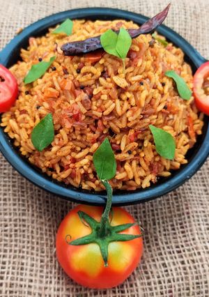 A picture of Tomato Rice.