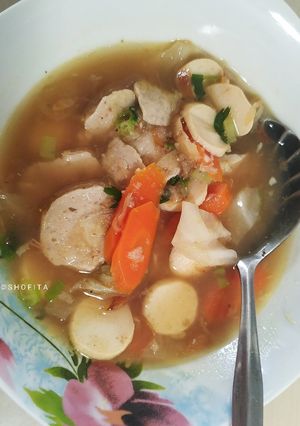 Foto resep Sup Bakso Sederhana