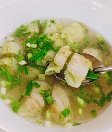 canh bắp cải thịt băm