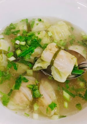 Hình của món Canh bắp cải cuộn thịt.