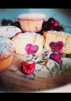 Foto di Cupcakes alle ciliegie