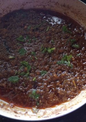 A picture of Mutton Keema.