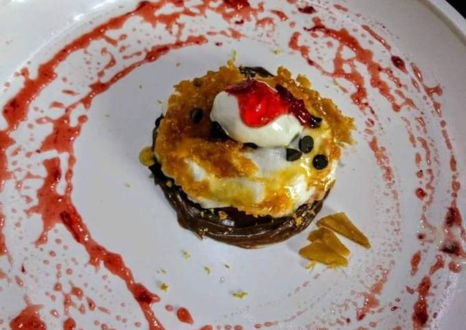 Recipe: Delicious Ginger lemon with honey glaze fried ice cream