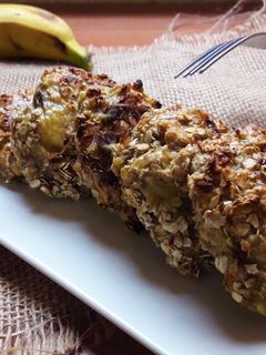 Una foto de Galletas de avena y plátano