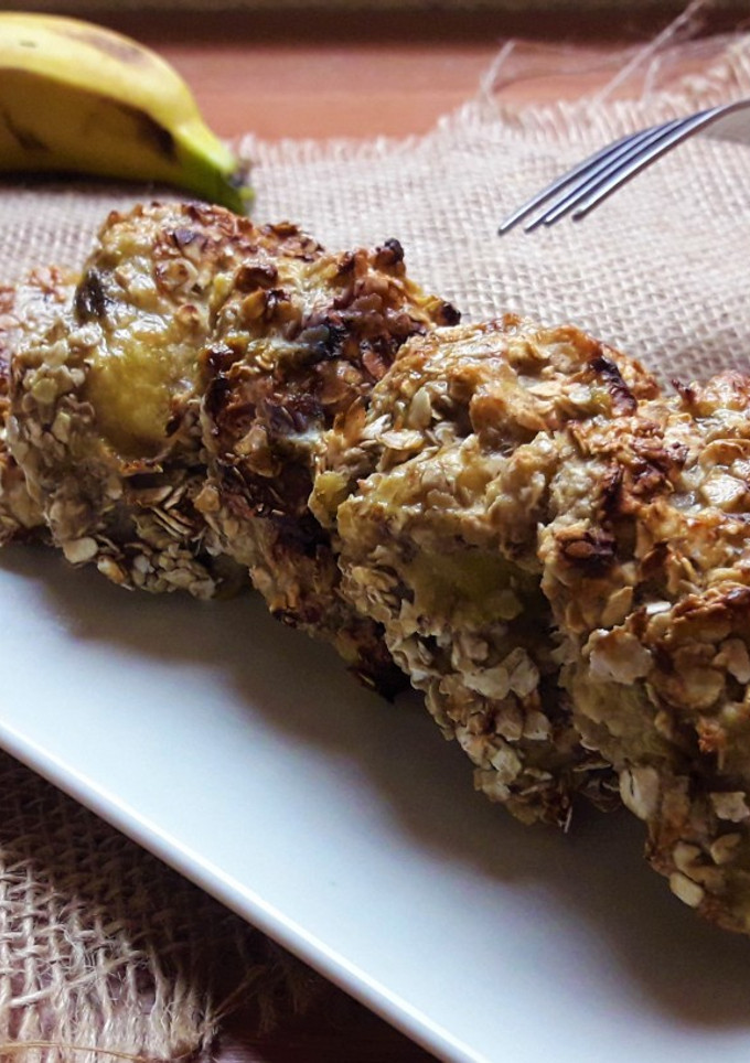 Una foto de Galletas de avena y plátano