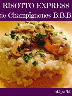 Una foto de Risotto express de champiñones