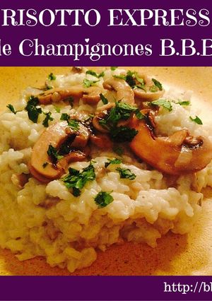 Foto principal de Risotto express de champiñones