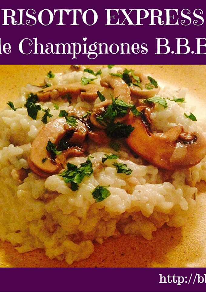 Una foto de Risotto express de champiñones
