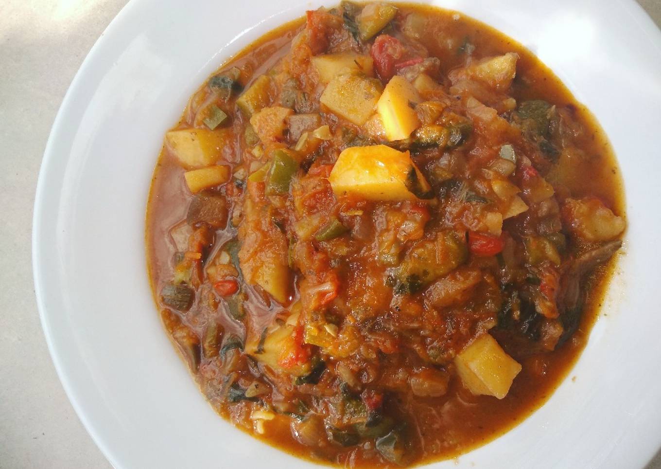 Guiso de verduras