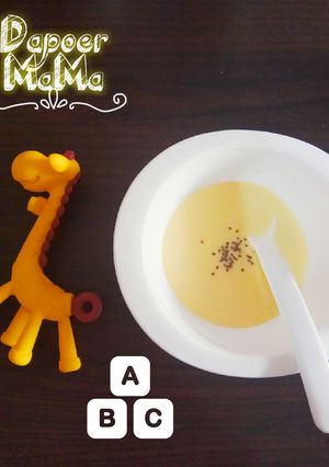 Foto resep MPASI - Bubur Jagung Tatra (Tahu Sutra)