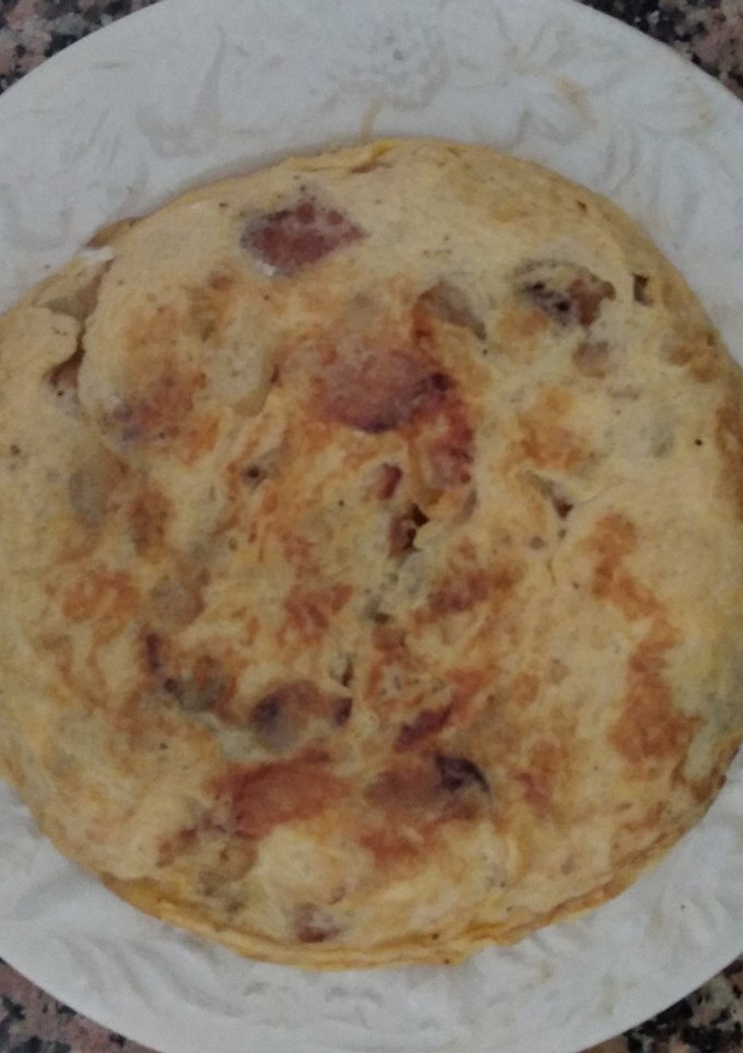 Una foto de Tortilla de patata con cebolla