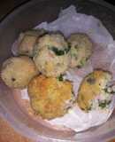 Croquetas de arroz integral a la florentina