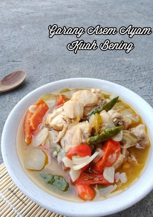 Foto resep Garang Asem Ayam Kuah Bening Seger (Tanpa Santan)