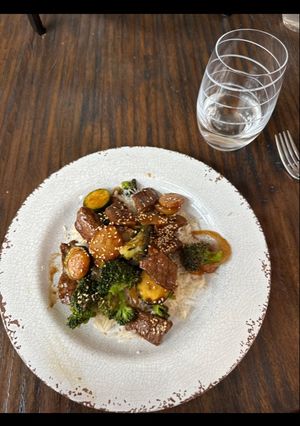 A picture of Teriyaki Filet with Vegetables.