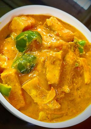 A picture of Tofu curry.