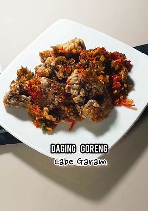 Foto resep Daging Goreng Cabai Garam