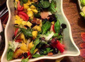 Una foto de Ensalada de mango