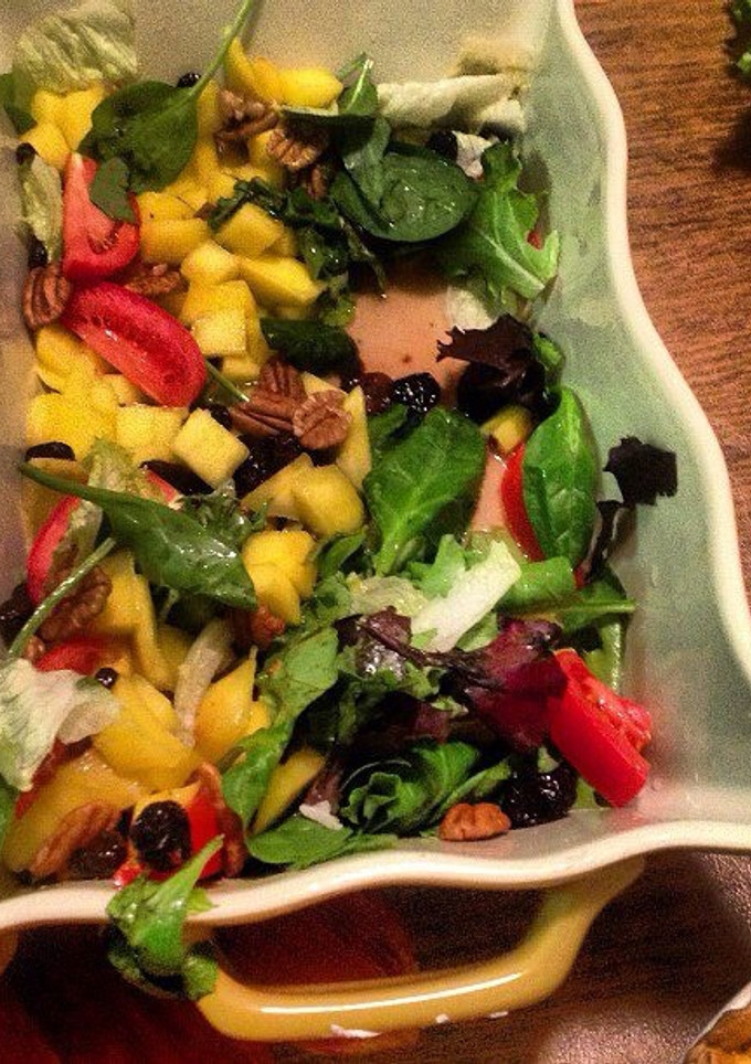 Una foto de Ensalada de mango