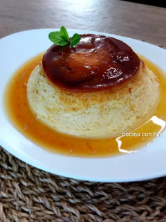 Una foto de Flan de huevo sin horno en olla convencional