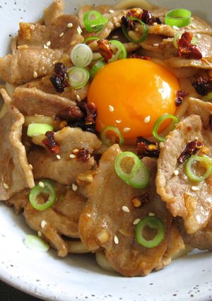 A picture of Scrumptious Pork Udon.