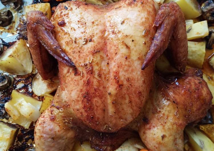 Resep Roasted Chicken yang Menggugah Selera