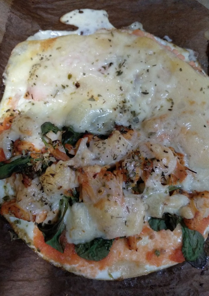 Una foto de Pizza proteica