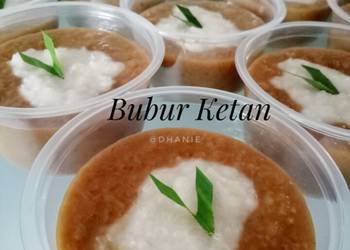 Masakan Populer Bubur Ketan Mantul Banget