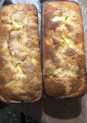 Una foto de Budín de manzana