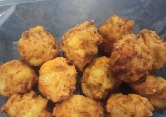 Bola makaroni ayam mpasi 11 bulan