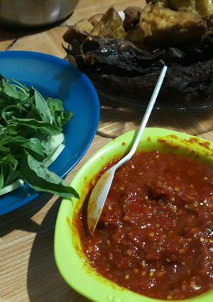 Foto resep Sambel terasi ala pecel lele
