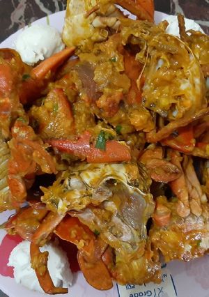 Foto resep Kepiting telor asin ala olla