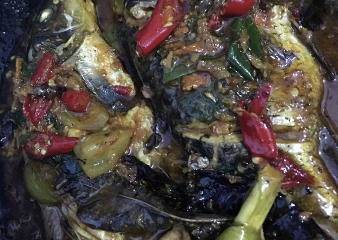 Resep Ikan mas bumbu kuning Anti Gagal