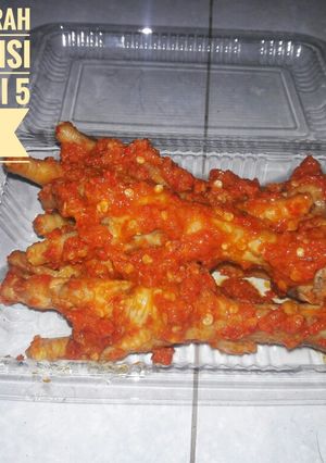 Foto resep Ceker mercon/hararah