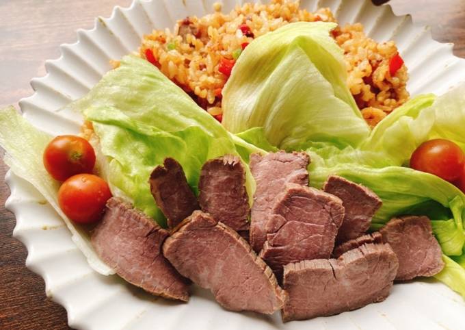 Recipe of Quick Roasted Beef With My Garden Herbs