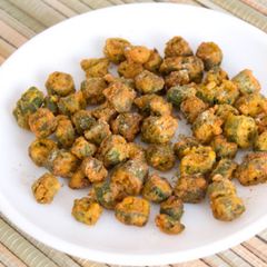 A picture of Kurkuri Bhindi (Crispy Bhindi) Recipe.