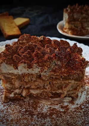 এগলেস তিরামিসু (eggless tiramisu recipe in Bengali) রেসিপির প্রধান ছবি