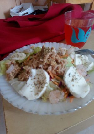 Una foto de Ensaladita con queso tierno