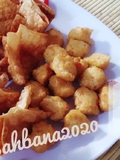 Foto resep Pangsit dan Pentol Goreng Sayur