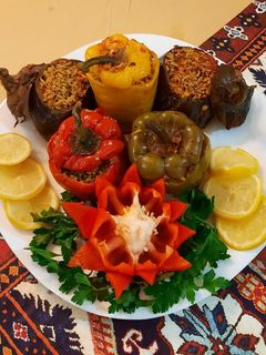 عکسی از دستور دلمه بادمجان