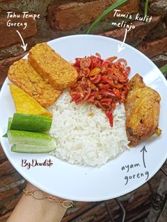 Foto resep Nasi oseng kulit melinjo