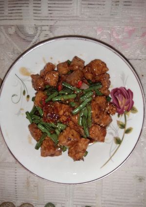 Foto resep Tempe kacang panjang kecap
