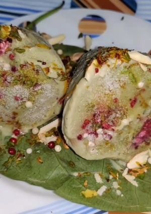 মিঠা পান আইসক্রিম রেসিপির প্রধান ছবি