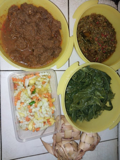Foto resep Resep Rendang kalio simple, sambal ijo + singkong rebus Aini'Cooking