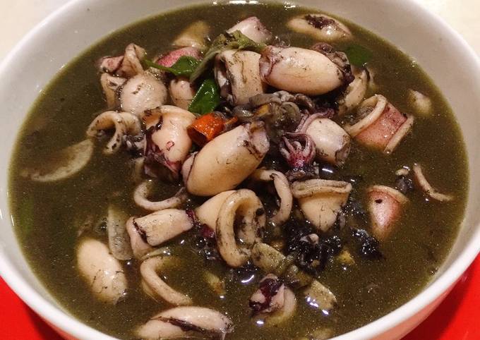 Sotong(cumi) masak hitam