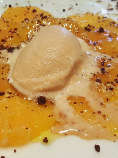 Una foto de Postre de naranja refrescante