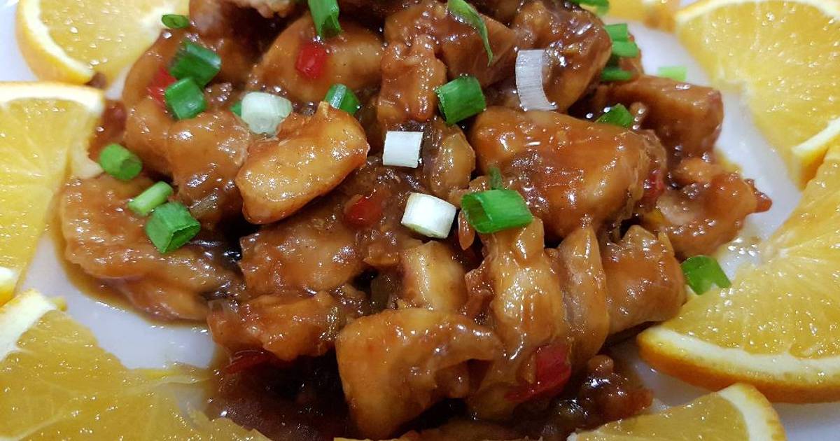 Chinese Orange Chicken Recipe by Ikhwan Arif - Cookpad