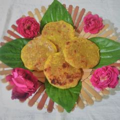 A picture of Thengai poli(coconut poli).