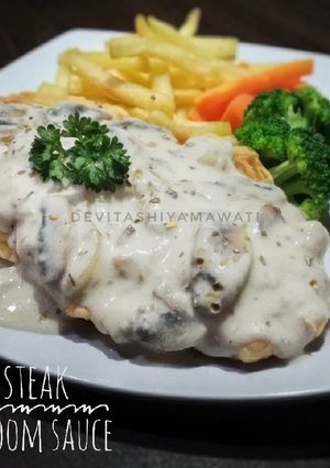 Foto resep Chicken Steak with Mushroom Sauce